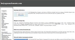 Desktop Screenshot of hotyogasanclemente.com